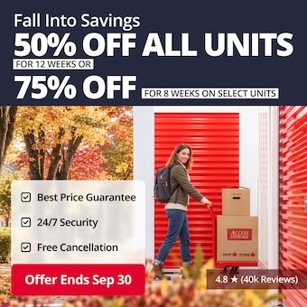 Access Storage - North Bay East Promotion