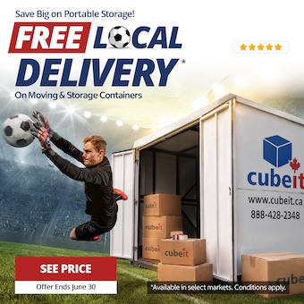 Cubeit Portable Storage Promotion